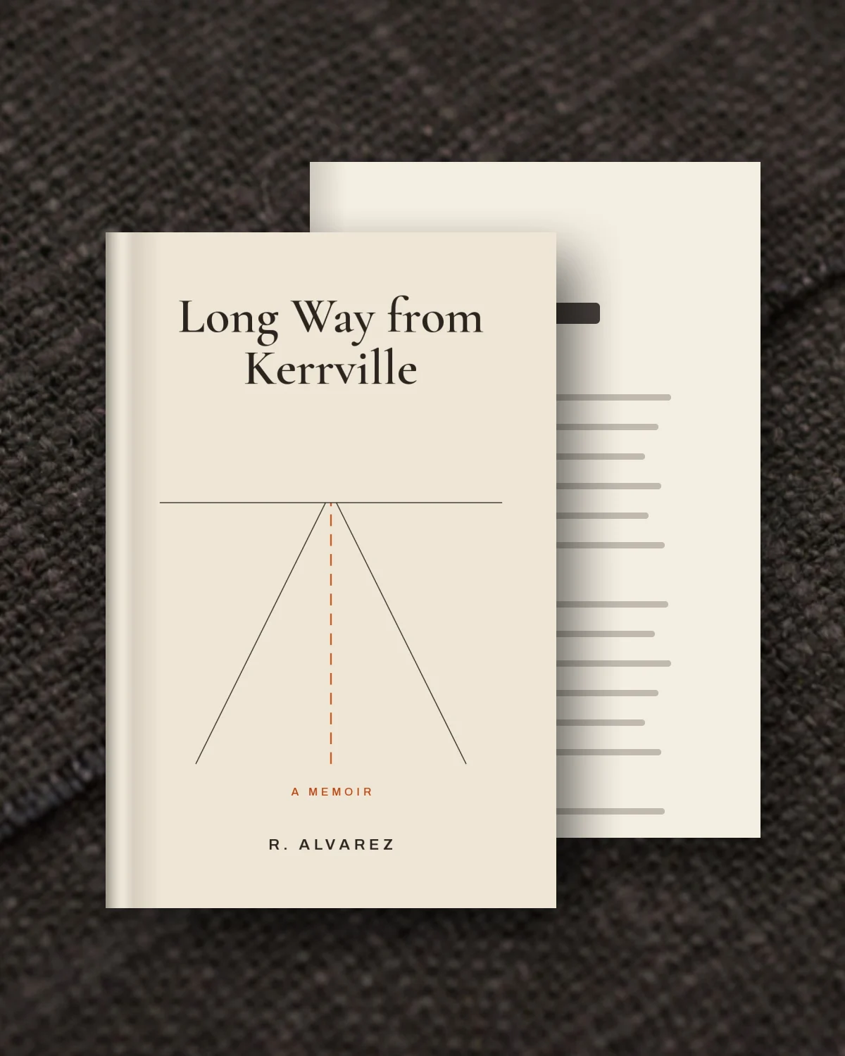 Long Way from Kerrville cover beside an interior page